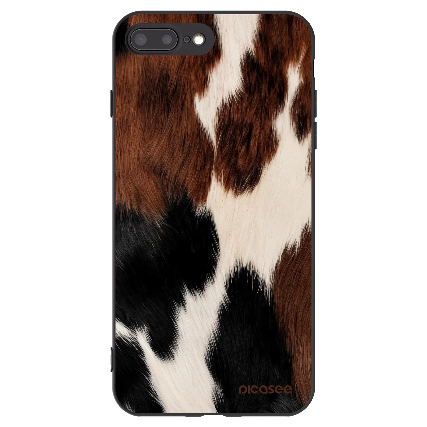 Picasee Apple iPhone 8 Plus Hülle - Schwarzes Silikon - Rodeo