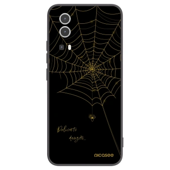 Picasee Vivo Y72 5G Hülle - Schwarzes Silikon - Delicate danger