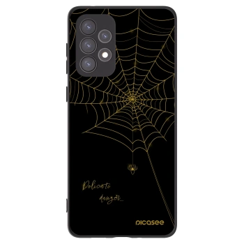 Picasee Samsung Galaxy A73 5G Hülle - Schwarzes Silikon - Delicate danger