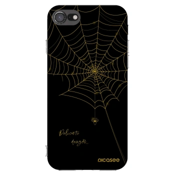 Picasee Apple iPhone 7 Hülle - Transparentes Silikon - Delicate danger