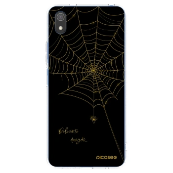 Picasee Xiaomi Redmi 7A Hülle - Transparentes Silikon - Delicate danger