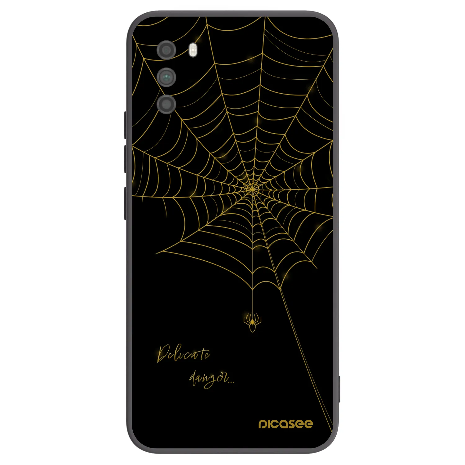 Picasee Xiaomi Poco M3 Hülle - Schwarzes Silikon - Delicate danger