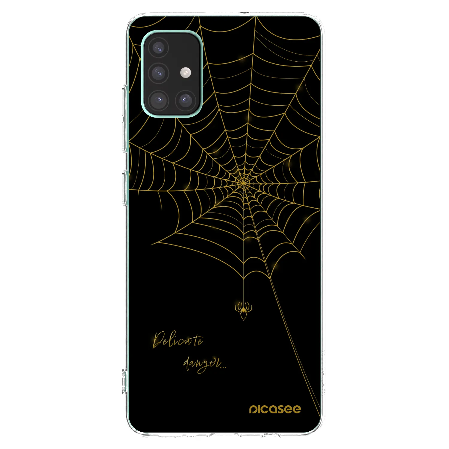 Picasee Samsung Galaxy M51 M515F Hülle - Transparentes Silikon - Delicate danger