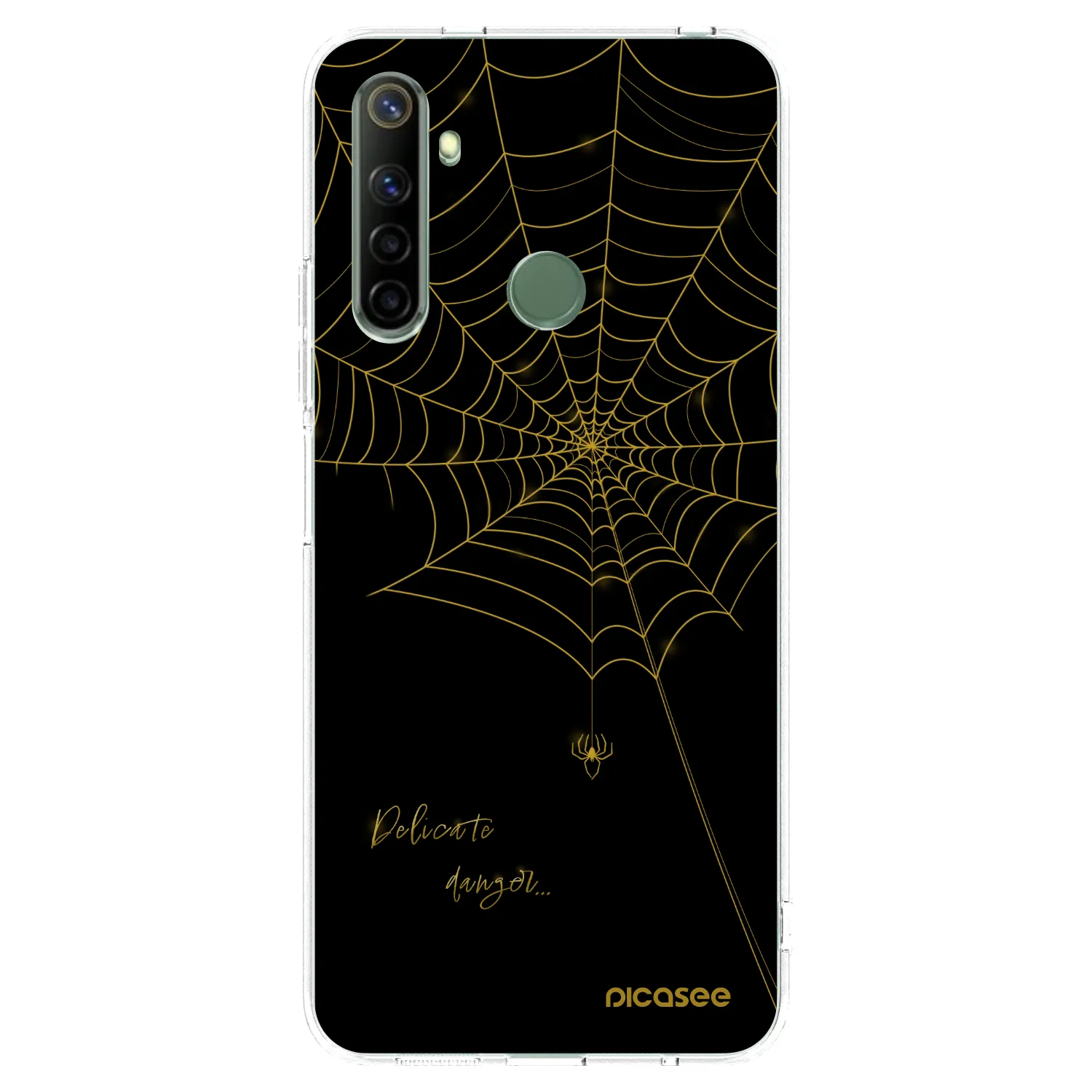 Picasee Realme 6i Hülle - Transparentes Silikon - Delicate danger