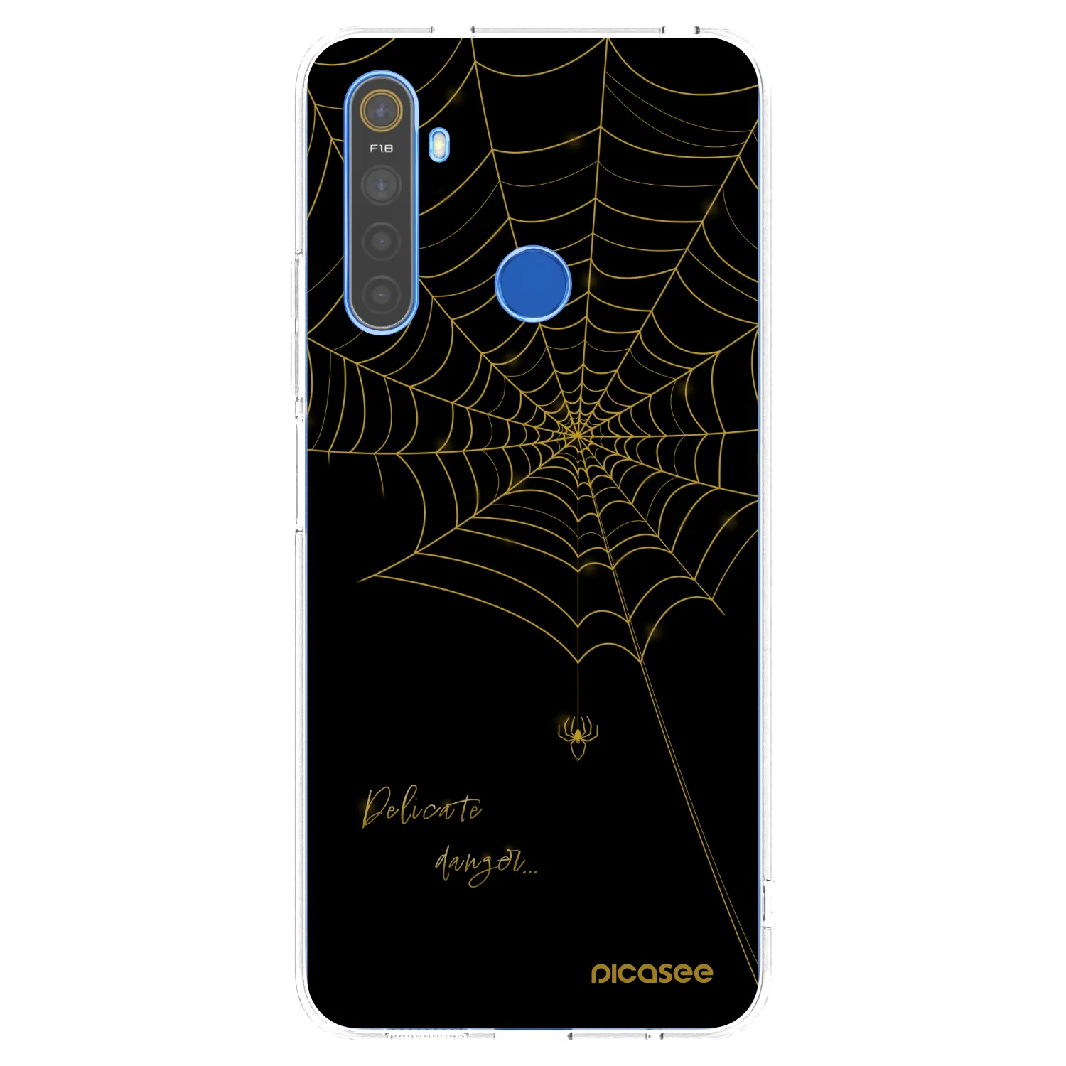 Picasee Realme 5 Hülle - Transparentes Silikon - Delicate danger