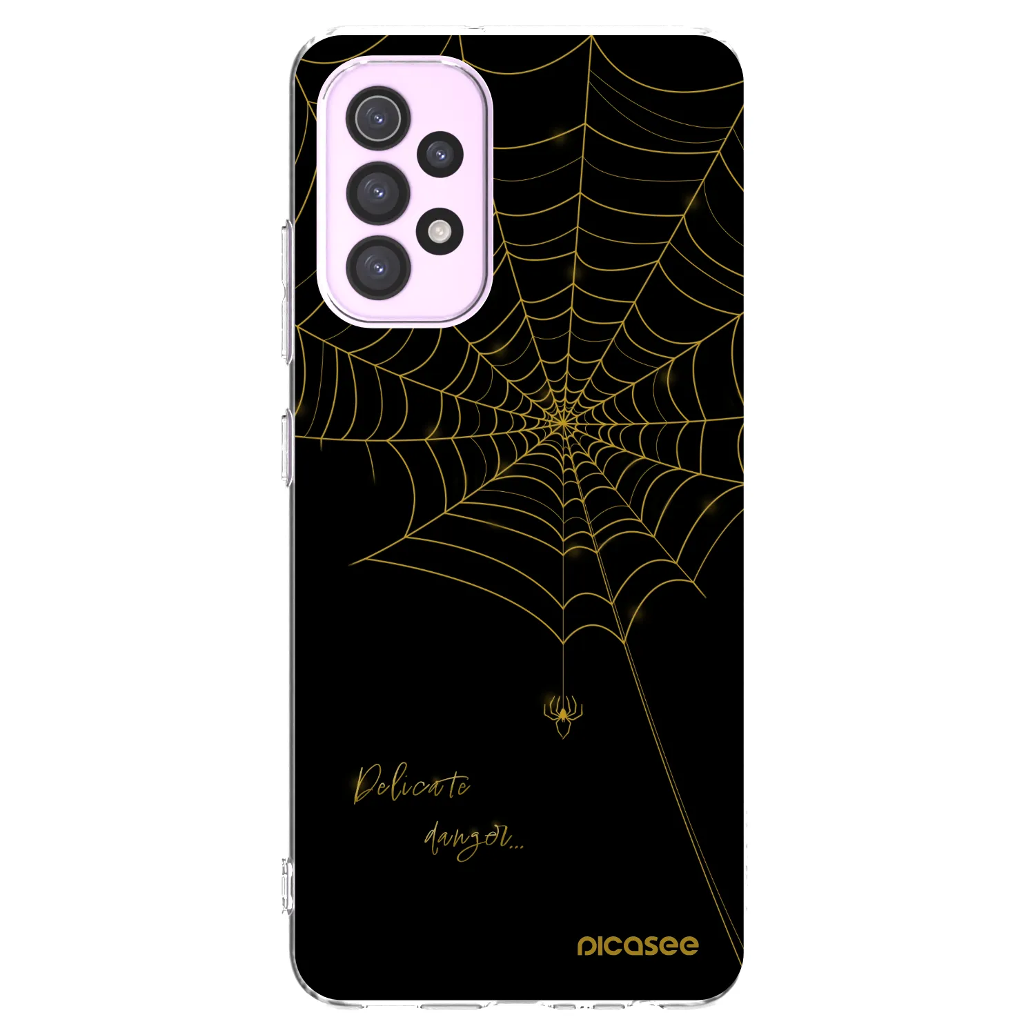 Picasee Samsung Galaxy A32 5G A326B Hülle - Transparentes Silikon - Delicate danger