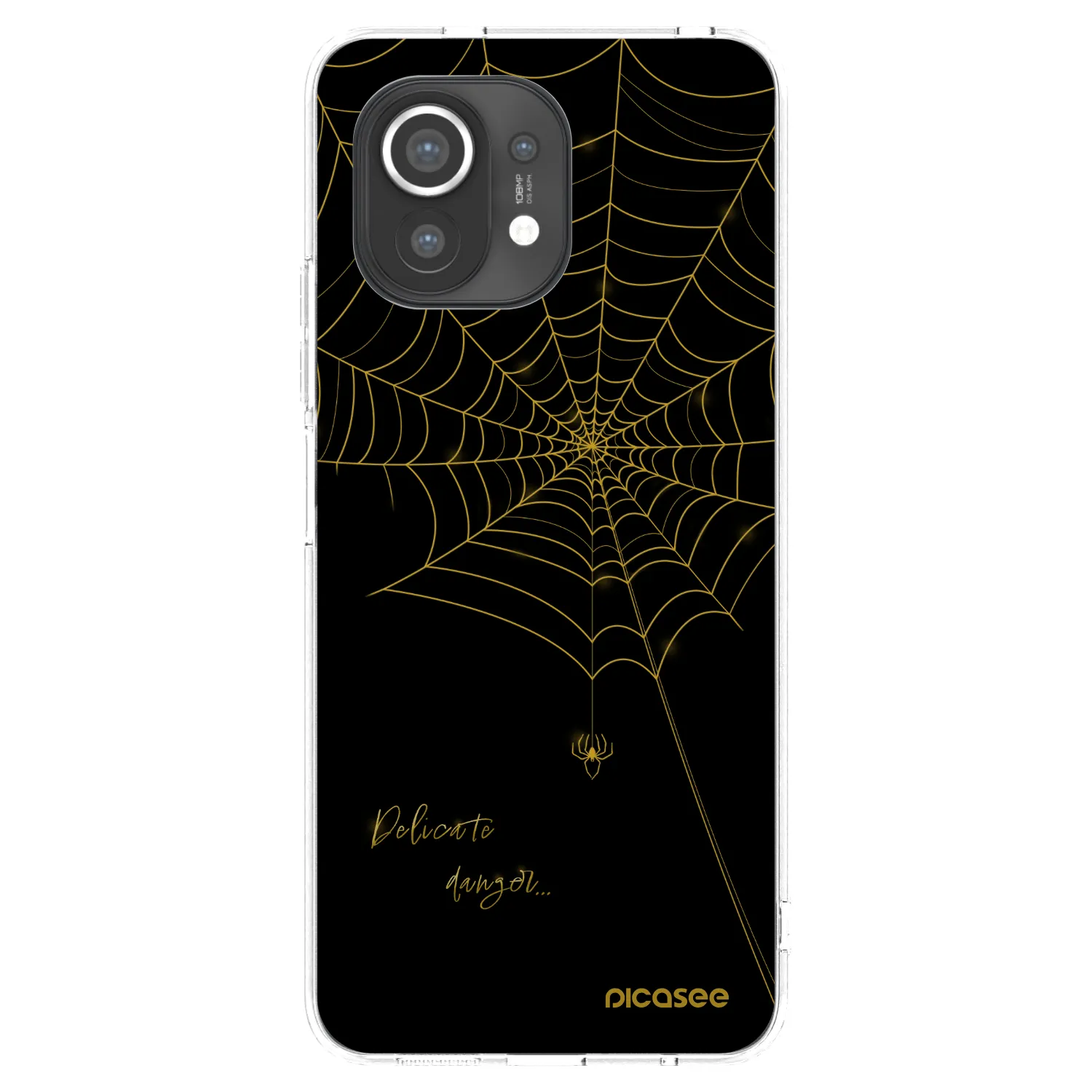 Picasee Xiaomi Mi 11 Hülle - Transparentes Silikon - Delicate danger