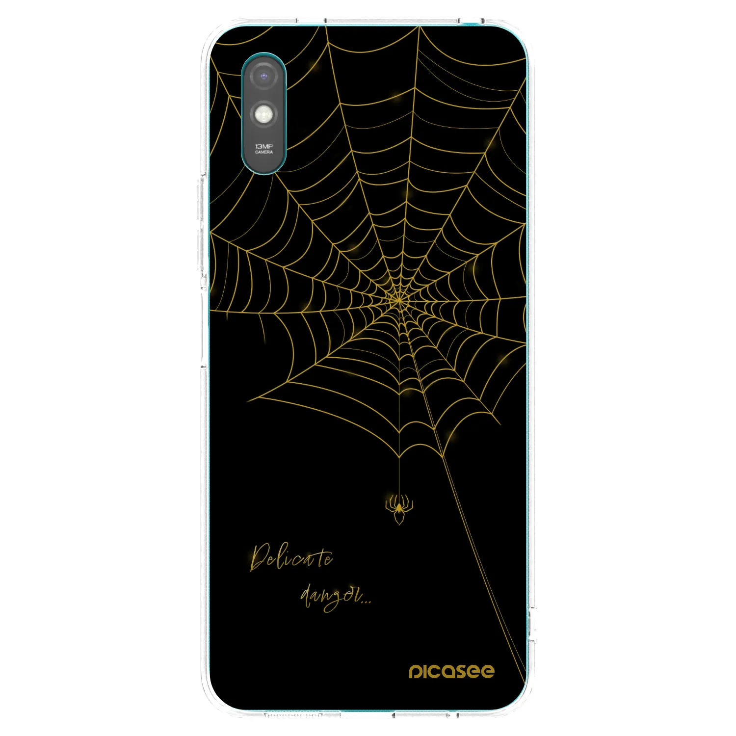 Picasee Xiaomi Redmi 9AT Hülle - Transparentes Silikon - Delicate danger