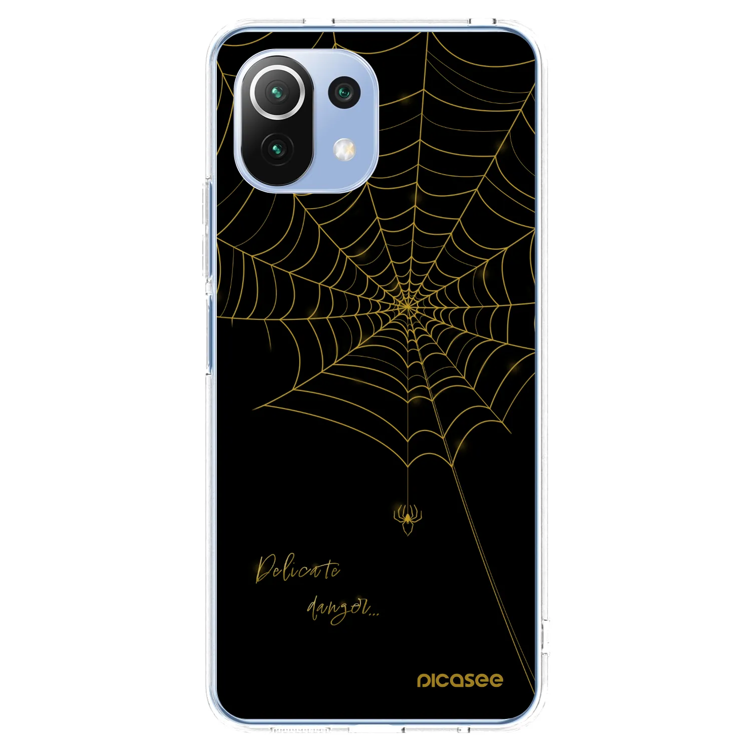 Picasee Xiaomi Mi 11 Lite Hülle - Transparentes Silikon - Delicate danger