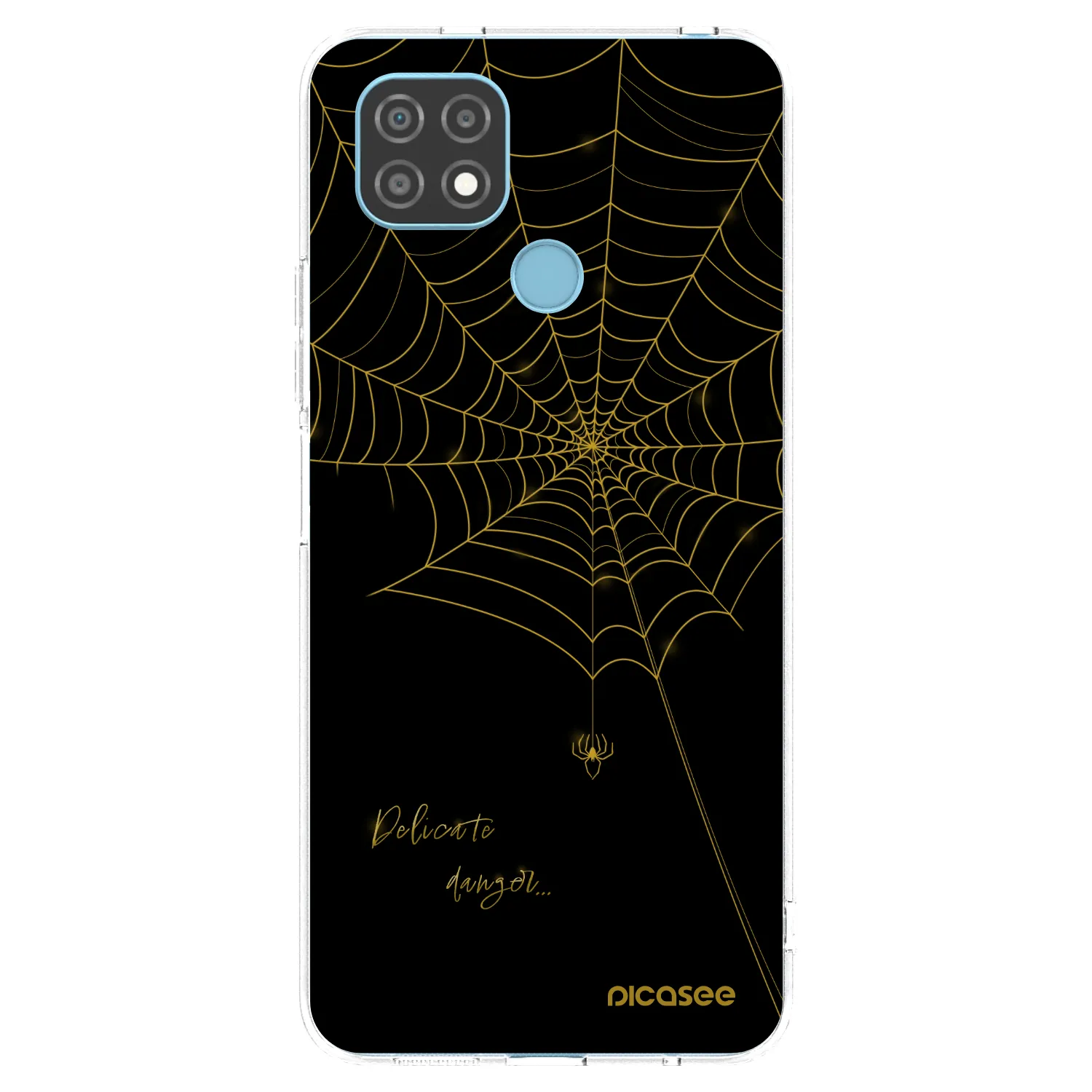 Picasee Realme C21 Hülle - Transparentes Silikon - Delicate danger