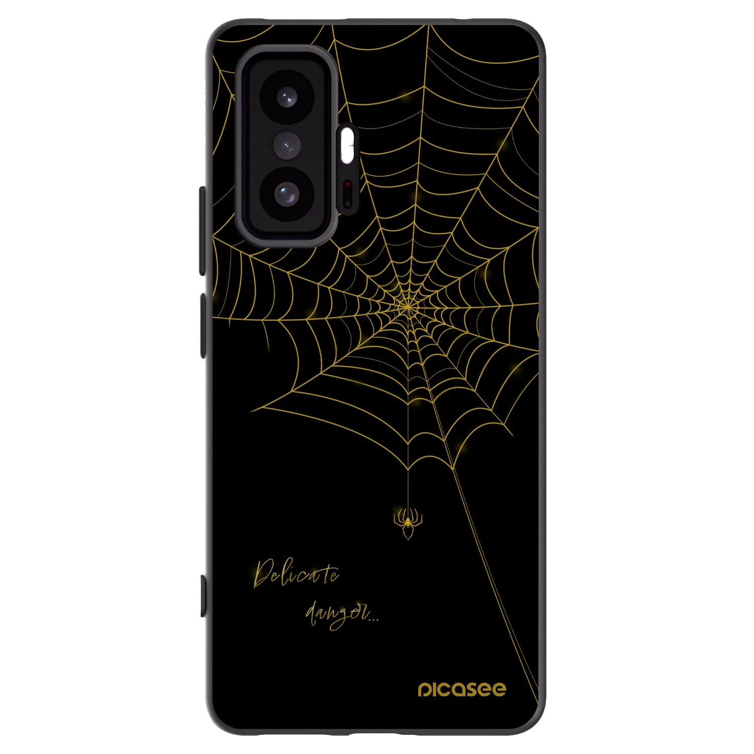 Picasee Xiaomi 11T Pro Hülle - Schwarzes Silikon - Delicate danger