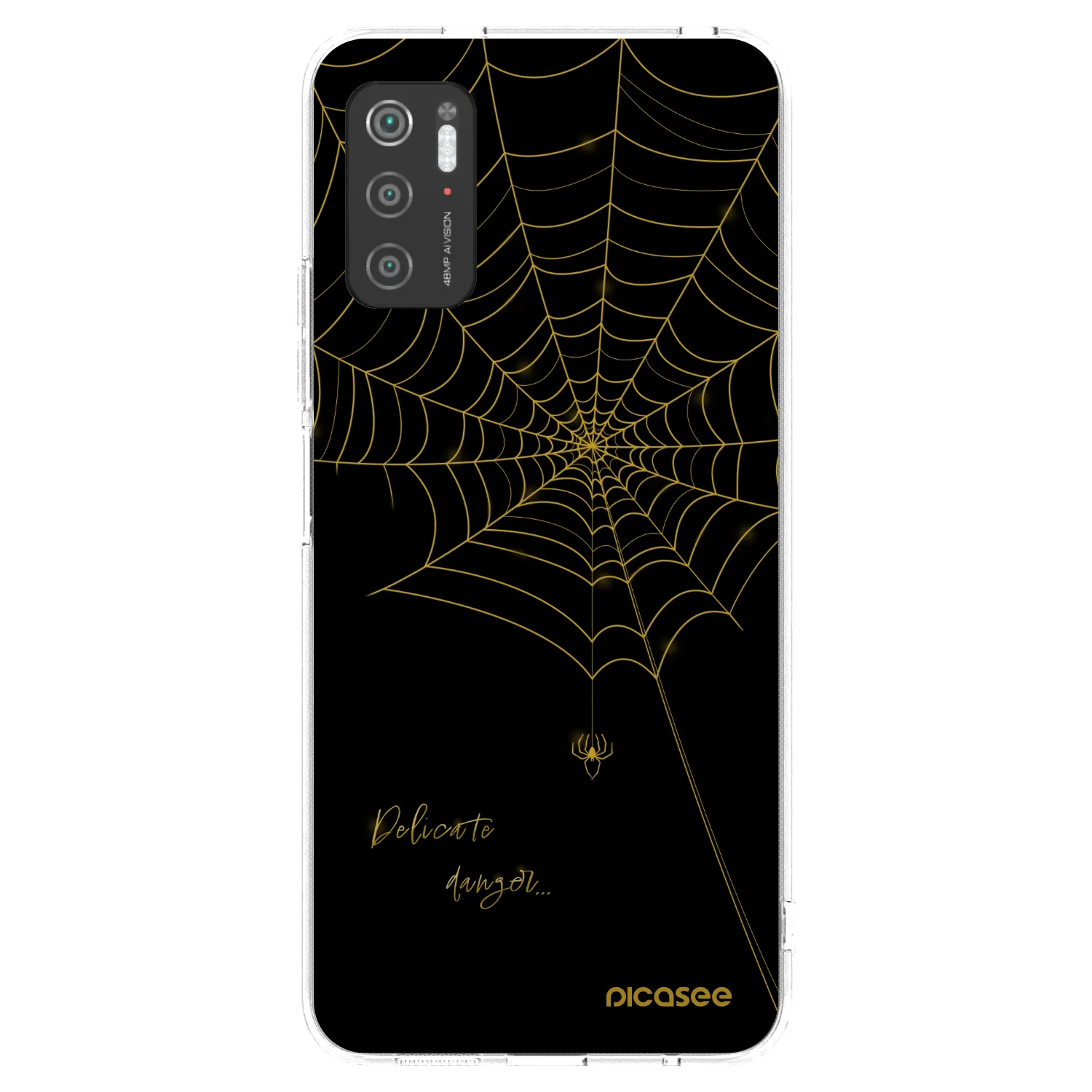 Picasee Xiaomi Poco M3 Pro 5G Hülle - Transparentes Silikon - Delicate danger