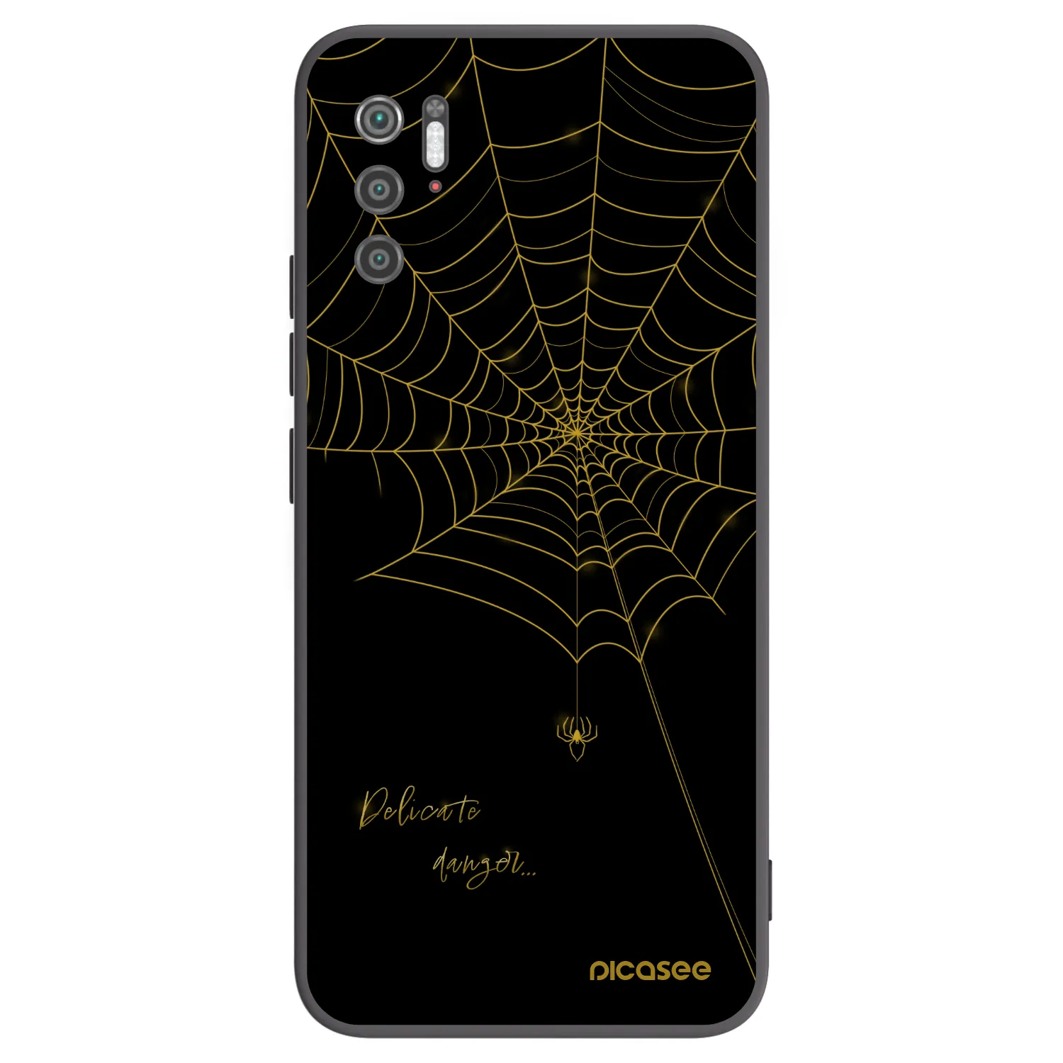 Picasee Xiaomi Poco M3 Pro 5G Hülle - Schwarzes Silikon - Delicate danger