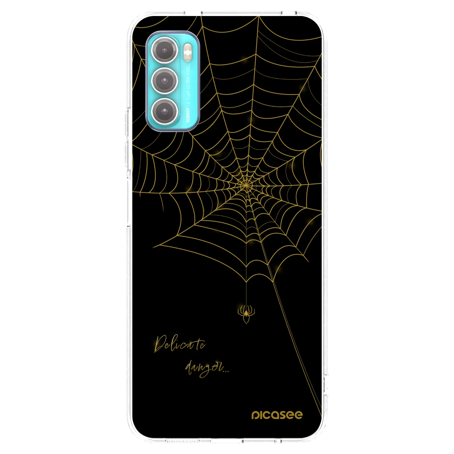 Picasee Motorola Moto G60 Hülle - Transparentes Silikon - Delicate danger