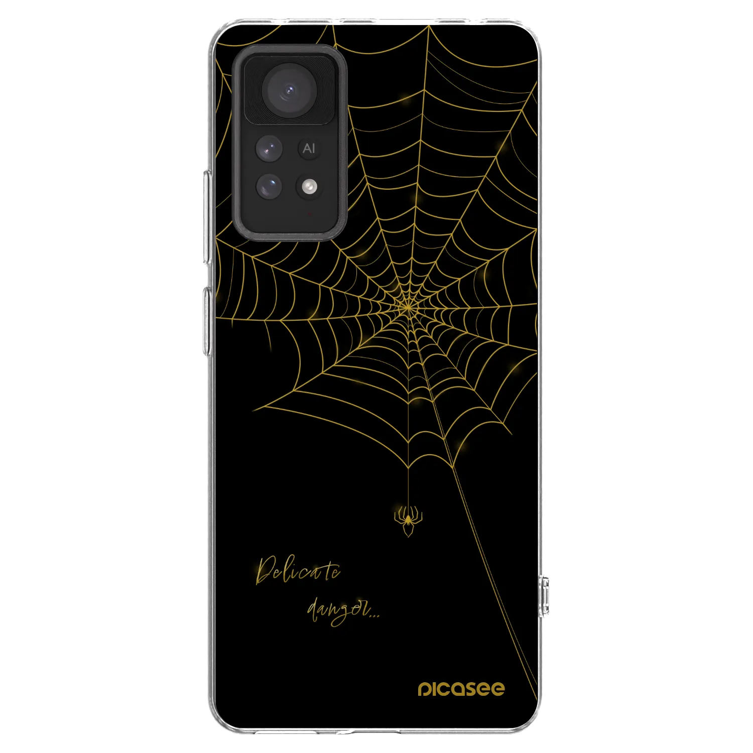 Picasee Xiaomi Redmi Note 11 Pro 5G Hülle - Transparentes Silikon - Delicate danger