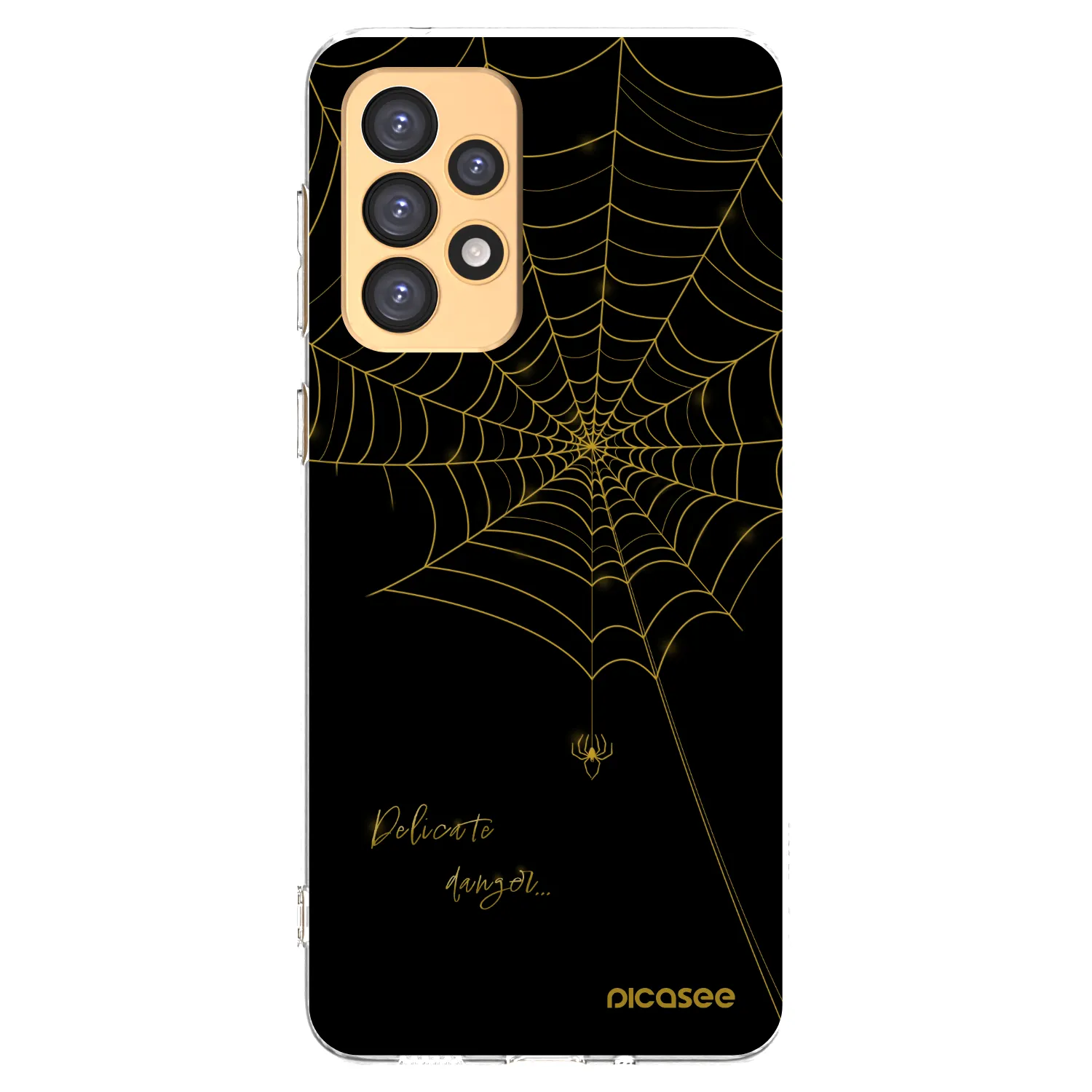Picasee Samsung Galaxy A33 5G A336 Hülle - Transparentes Silikon - Delicate danger