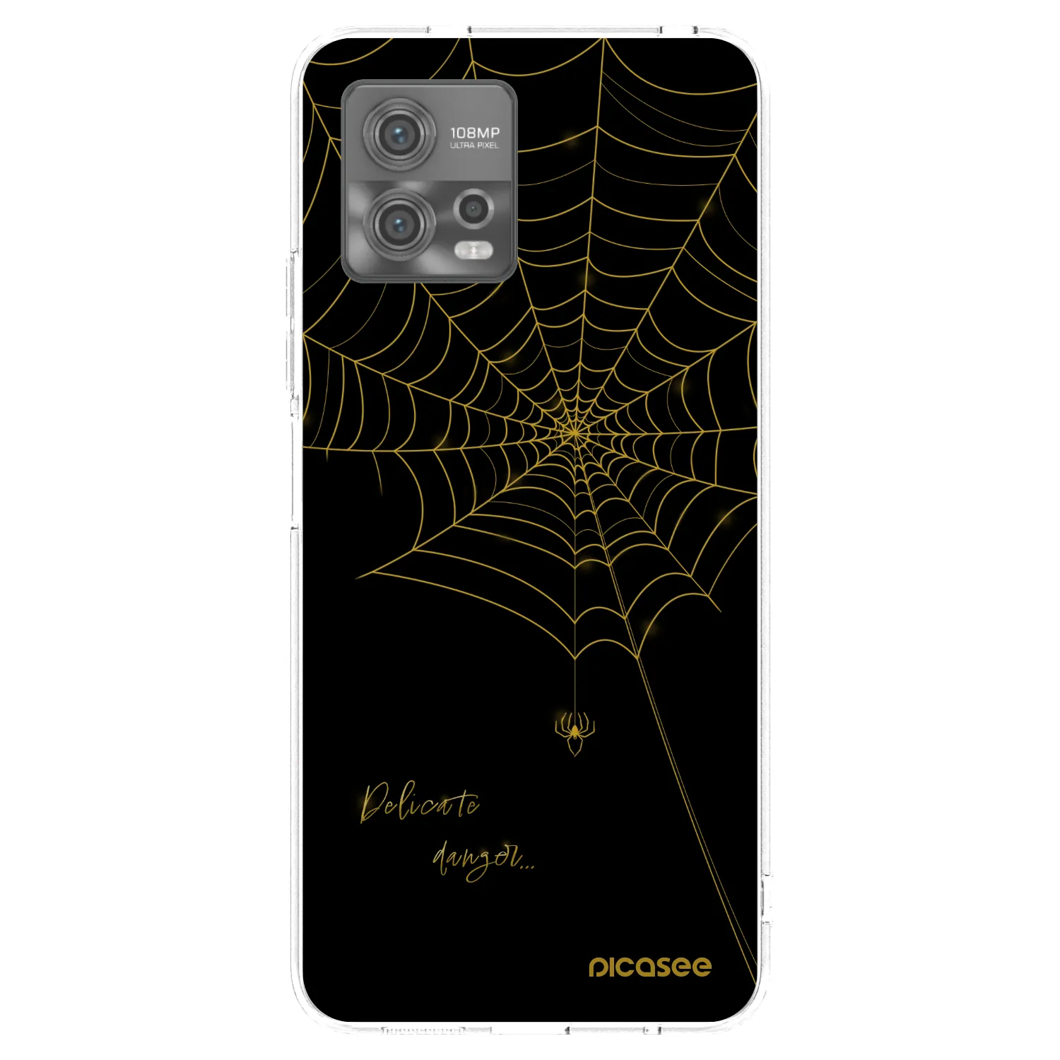 Picasee Motorola Moto G72 Hülle - Transparentes Silikon - Delicate danger