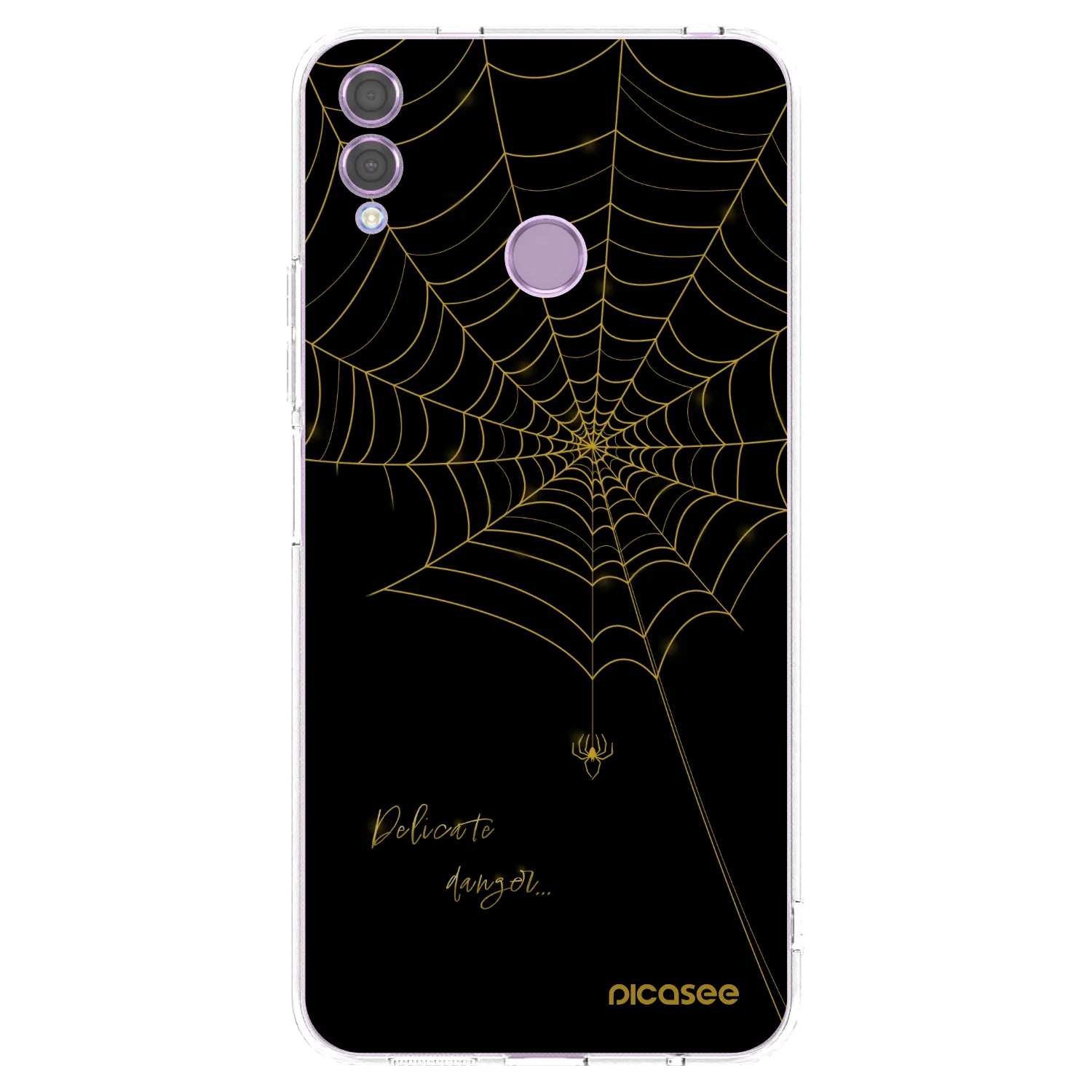 Picasee Honor 8X Hülle - Transparentes Silikon - Delicate danger