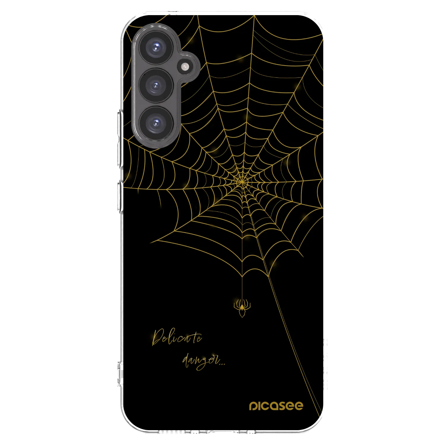 Picasee Samsung Galaxy A34 5G A346B Hülle - Transparentes Silikon - Delicate danger