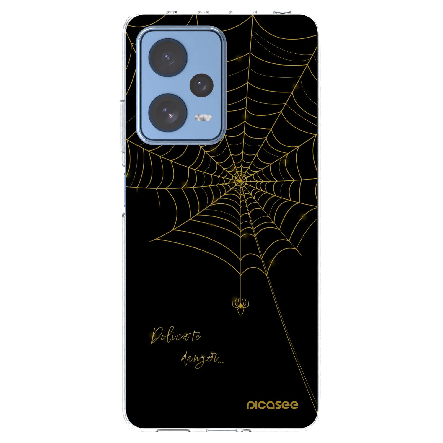 Picasee Xiaomi Redmi Note 12 Pro 5G Hülle - Transparentes Silikon - Delicate danger