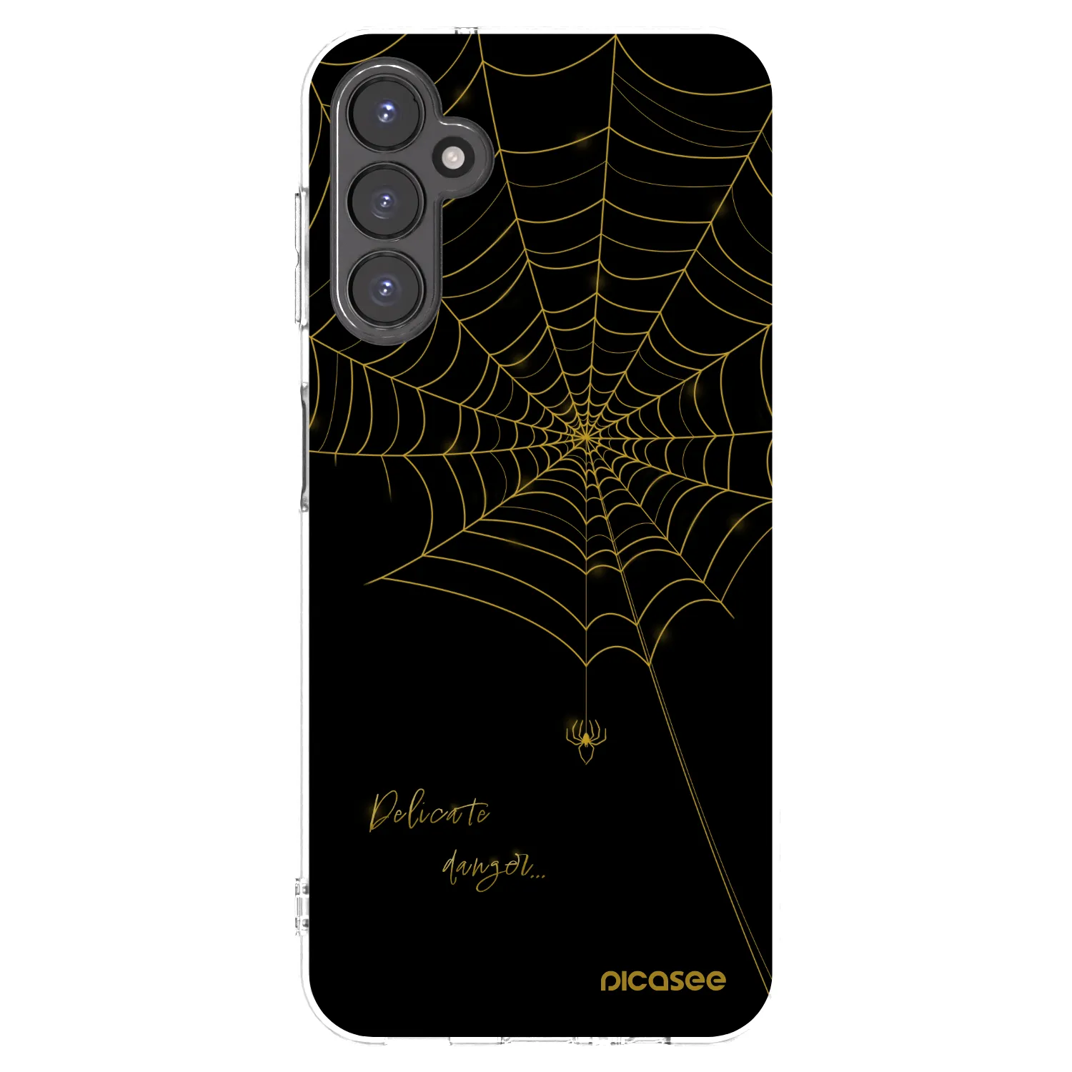 Picasee Samsung Galaxy A14 4G A145R Hülle - Transparentes Silikon - Delicate danger