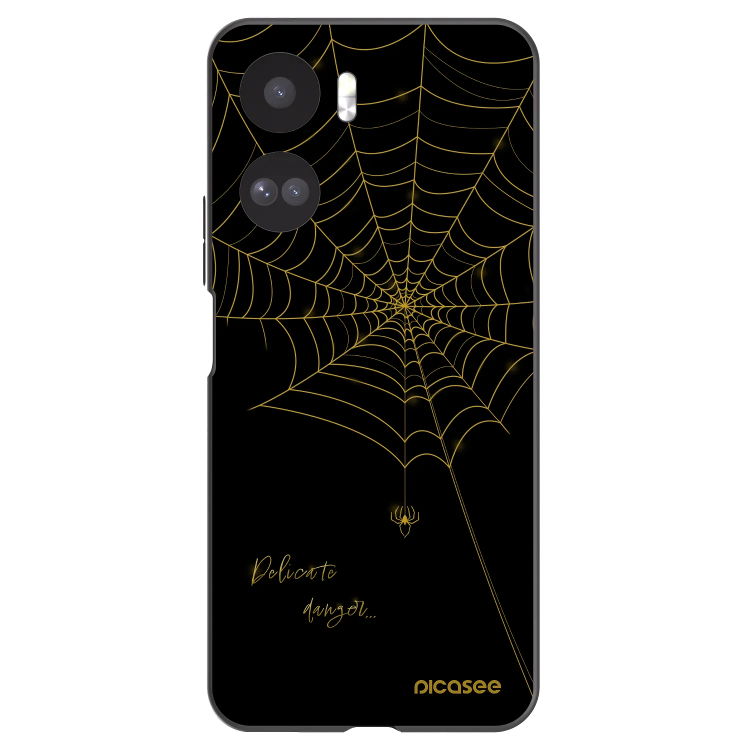Picasee Honor 90 Lite 5G Hülle - Schwarzes Silikon - Delicate danger