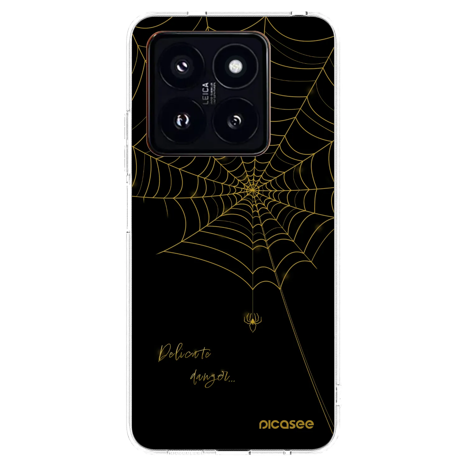 Picasee Xiaomi 14 Pro Hülle - Transparentes Silikon - Delicate danger
