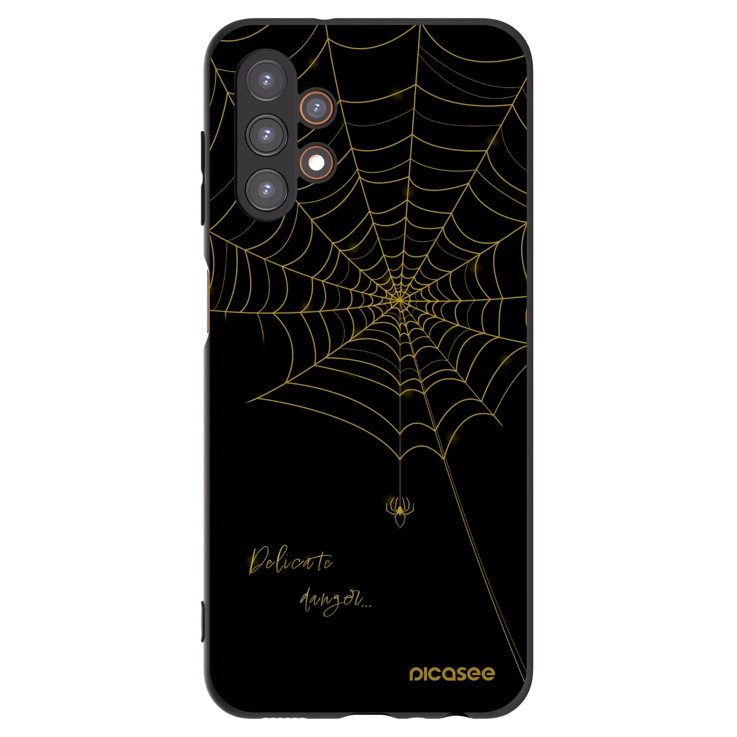 Picasee Samsung Galaxy A13 5G Hülle - Schwarzes Silikon - Delicate danger