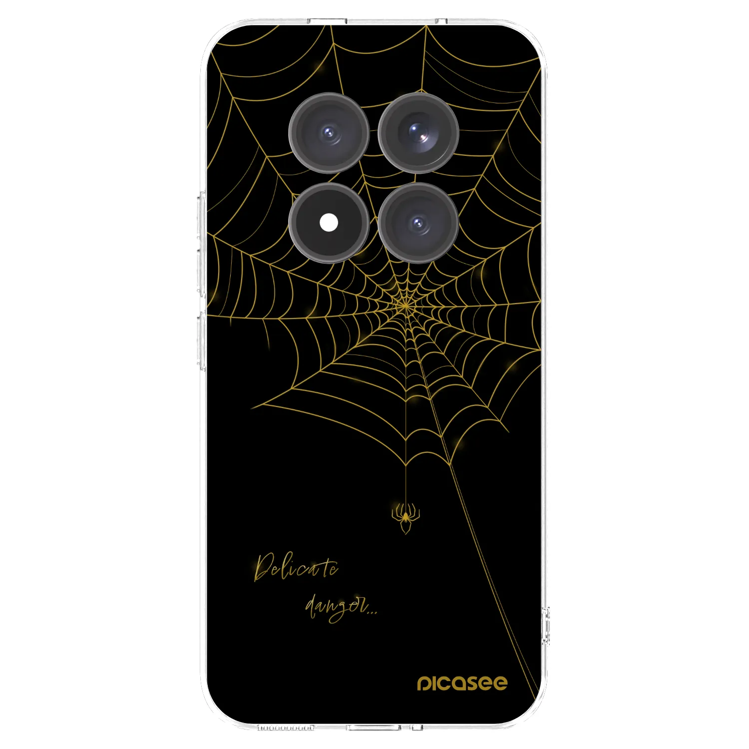 Picasee Xiaomi Redmi Note 15 Pro+ Hülle - Transparentes Silikon - Delicate danger