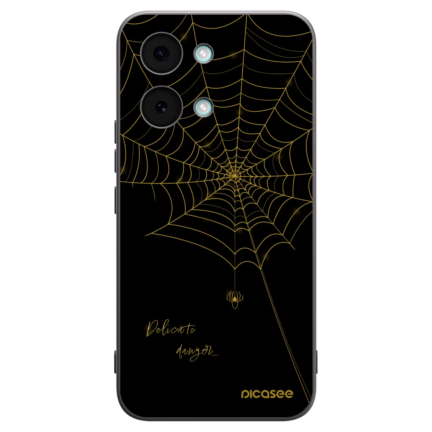 Picasee Xiaomi Poco X8 Pro Max Hülle - Schwarzes Silikon - Delicate danger