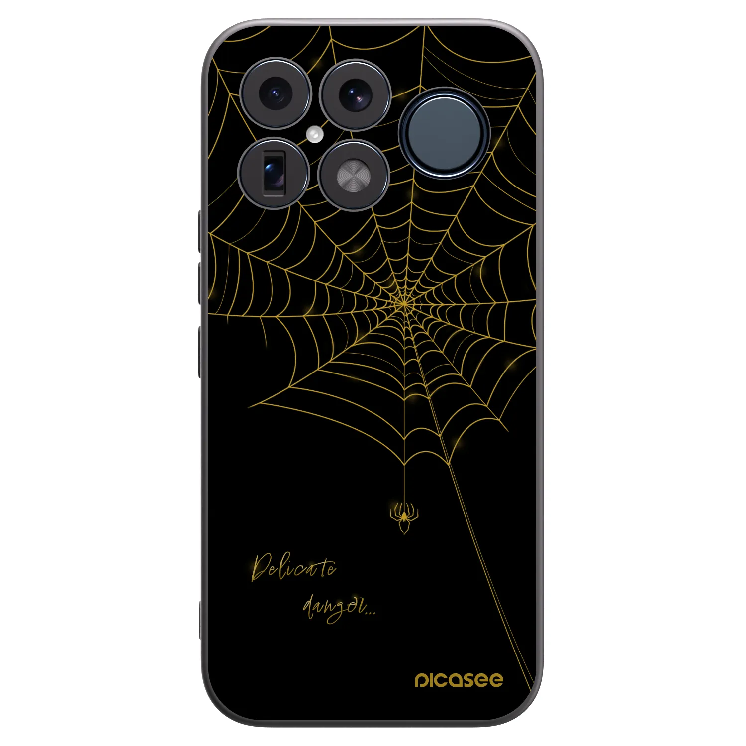 Picasee Xiaomi Poco F8 Ultra Hülle - Schwarzes Silikon - Delicate danger
