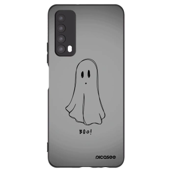 Picasee Huawei P Smart 2021 Hülle - Schwarzes Silikon - Ghost