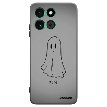 Picasee Motorola Moto G57 Power Hülle - Schwarzes Silikon - Ghost