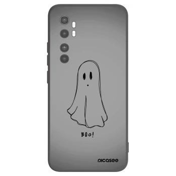 Picasee Xiaomi Mi Note 10 Lite Hülle - Schwarzes Silikon - Ghost