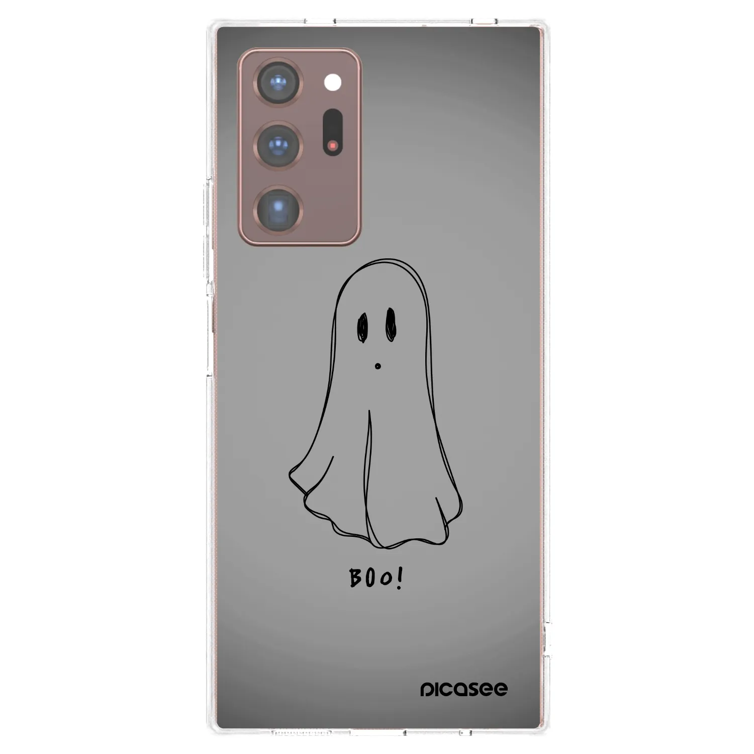 Picasee Samsung Galaxy Note 20 Ultra Hülle - Transparentes Silikon - Ghost