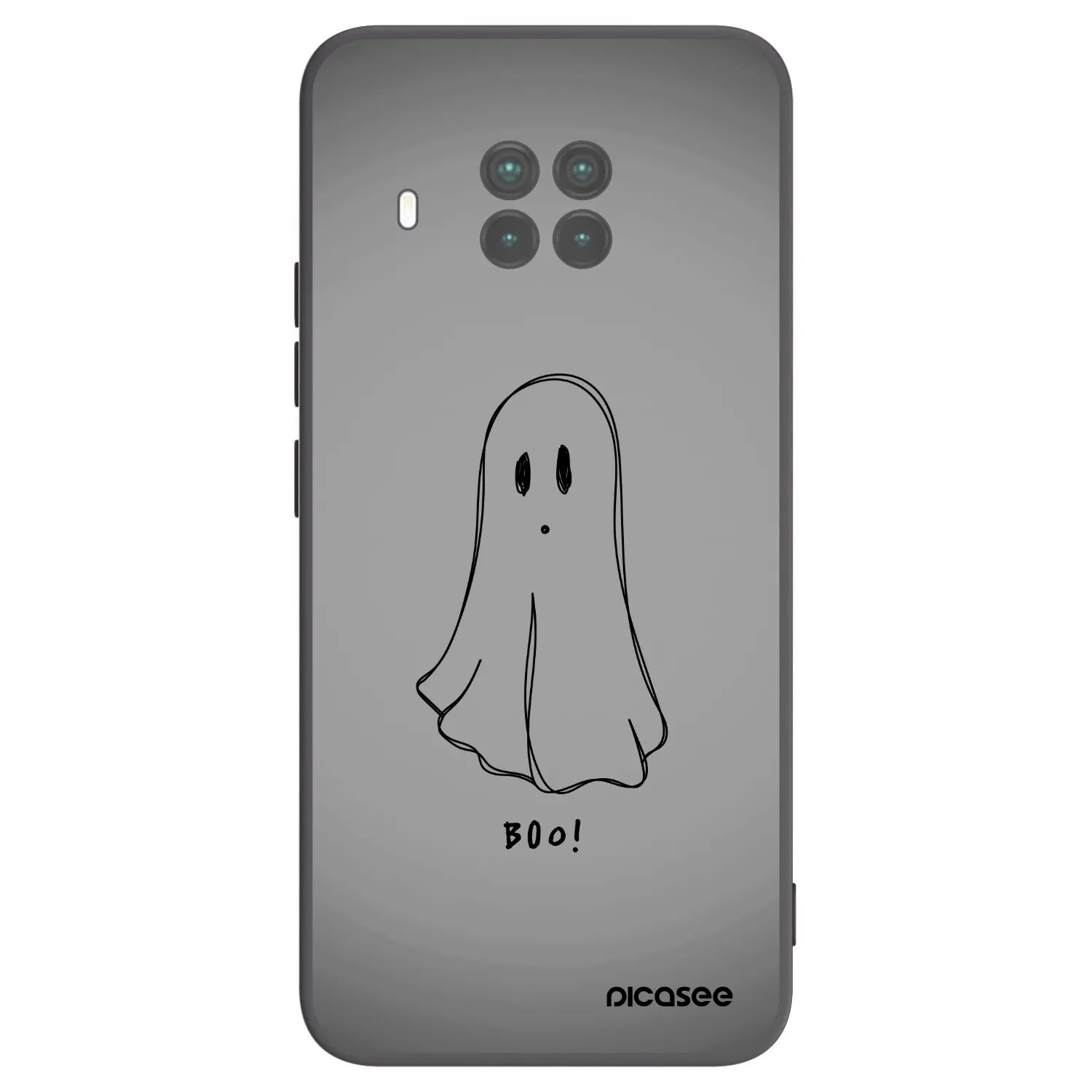 Picasee Xiaomi Mi 10T Lite Hülle - Schwarzes Silikon - Ghost