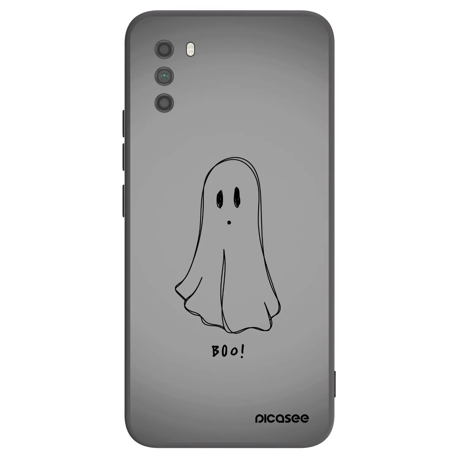 Picasee Xiaomi Poco M3 Hülle - Schwarzes Silikon - Ghost