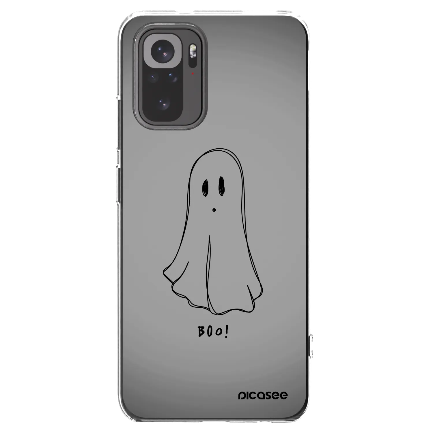 Picasee Xiaomi Redmi Note 10 Hülle - Transparentes Silikon - Ghost