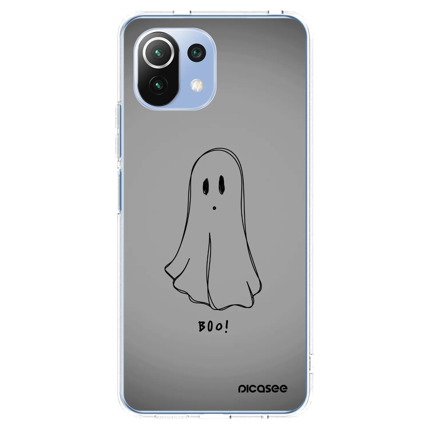 Picasee Xiaomi Mi 11 Lite Hülle - Transparentes Silikon - Ghost