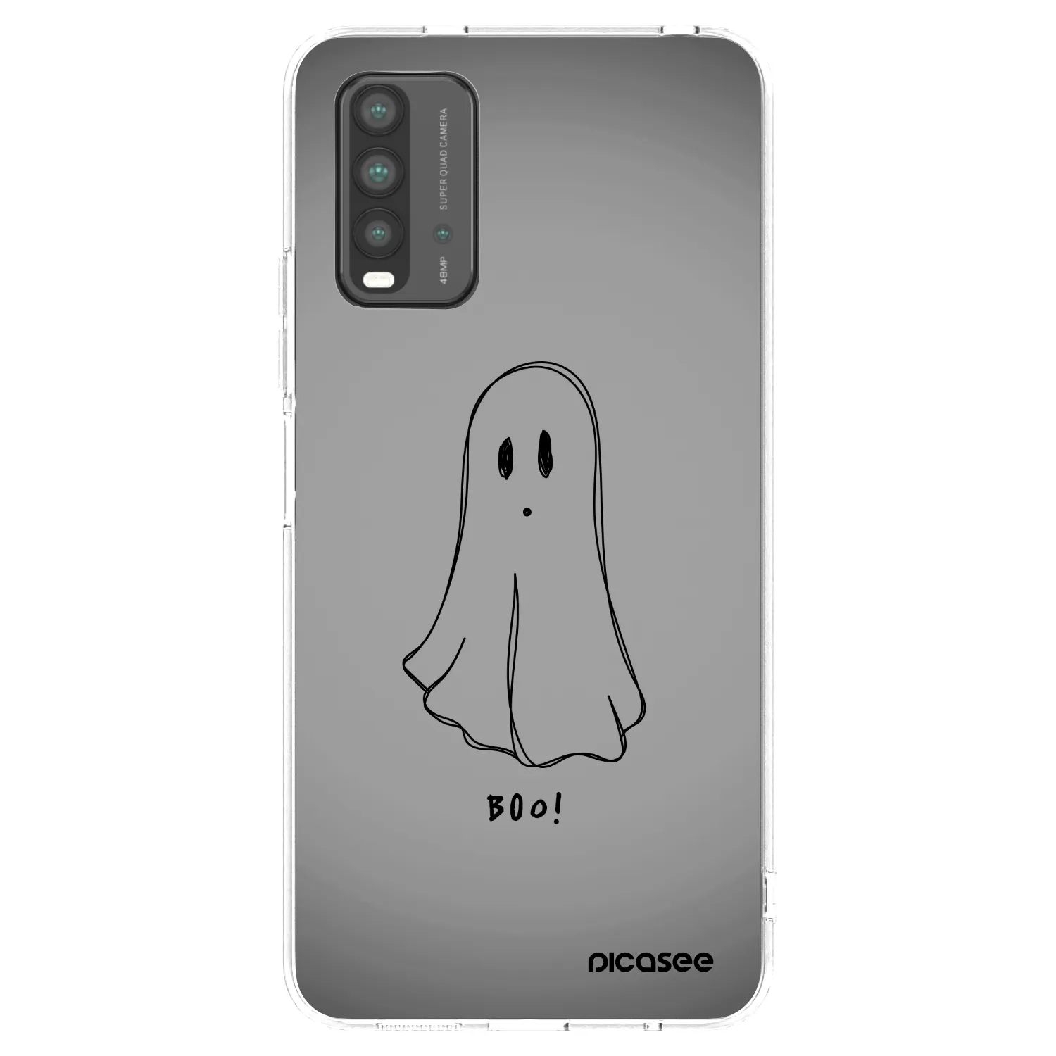 Picasee Xiaomi Redmi 9T Hülle - Transparentes Silikon - Ghost