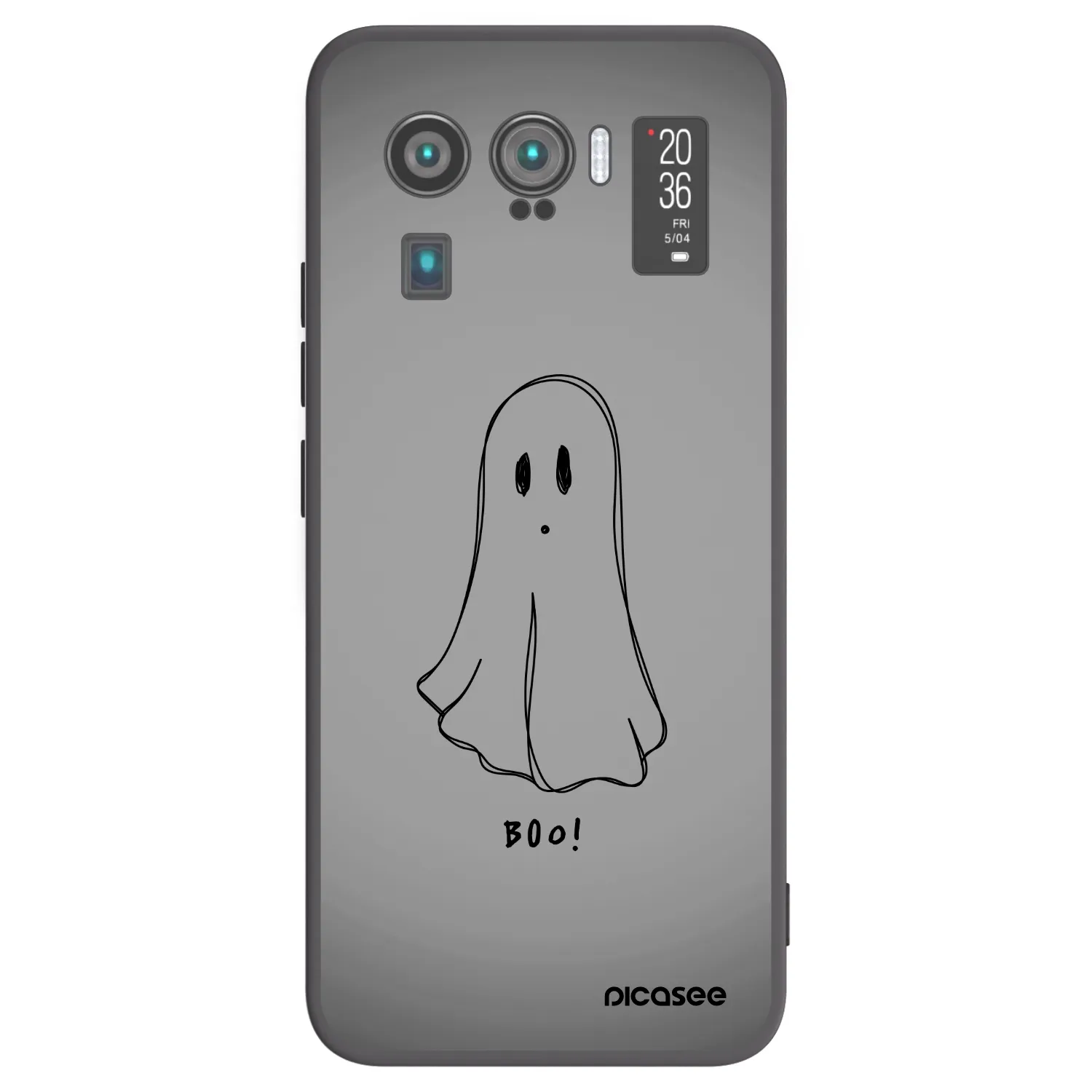 Picasee Xiaomi Mi 11 Ultra Hülle - Schwarzes Silikon - Ghost