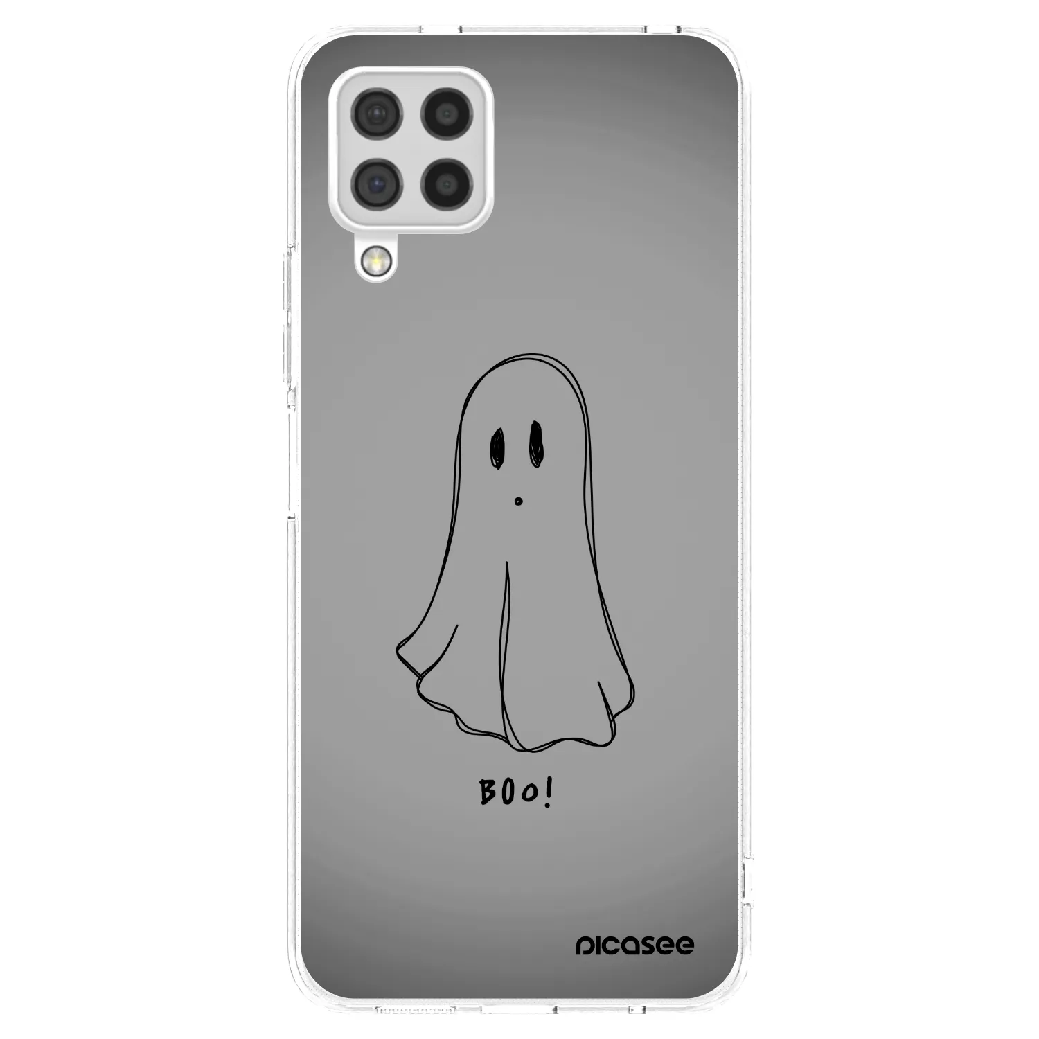 Picasee Samsung Galaxy A22 A225F 4G Hülle - Transparentes Silikon - Ghost