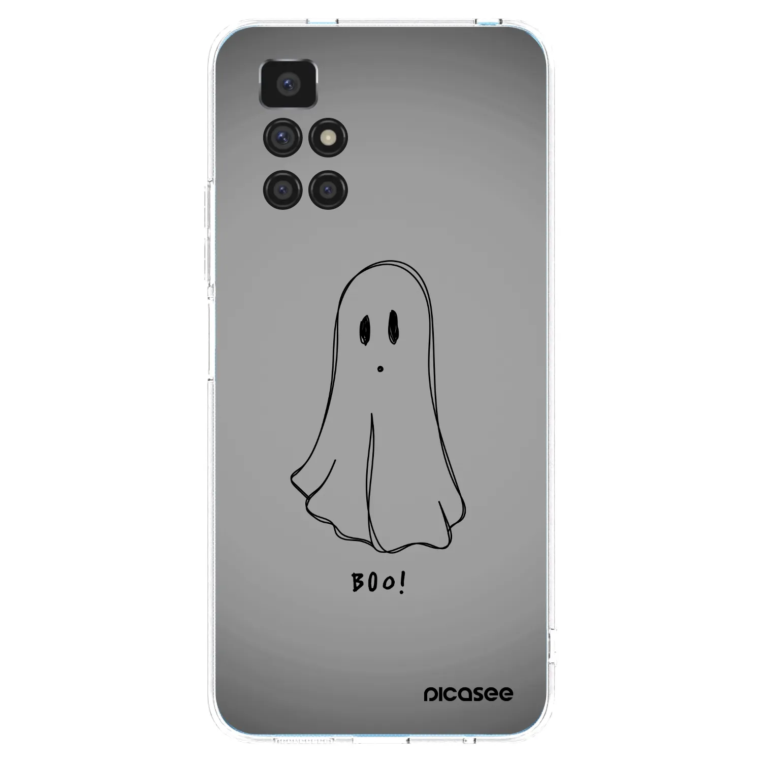 Picasee Xiaomi Redmi 10 Hülle - Transparentes Silikon - Ghost