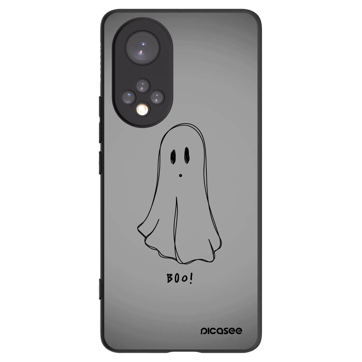 Picasee Honor 50 5G Hülle - Schwarzes Silikon - Ghost