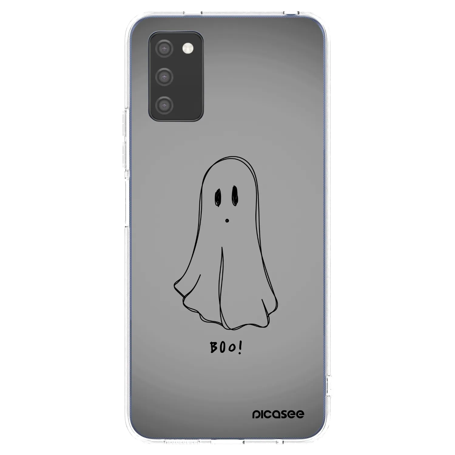 Picasee Samsung Galaxy A03s A037G Hülle - Transparentes Silikon - Ghost