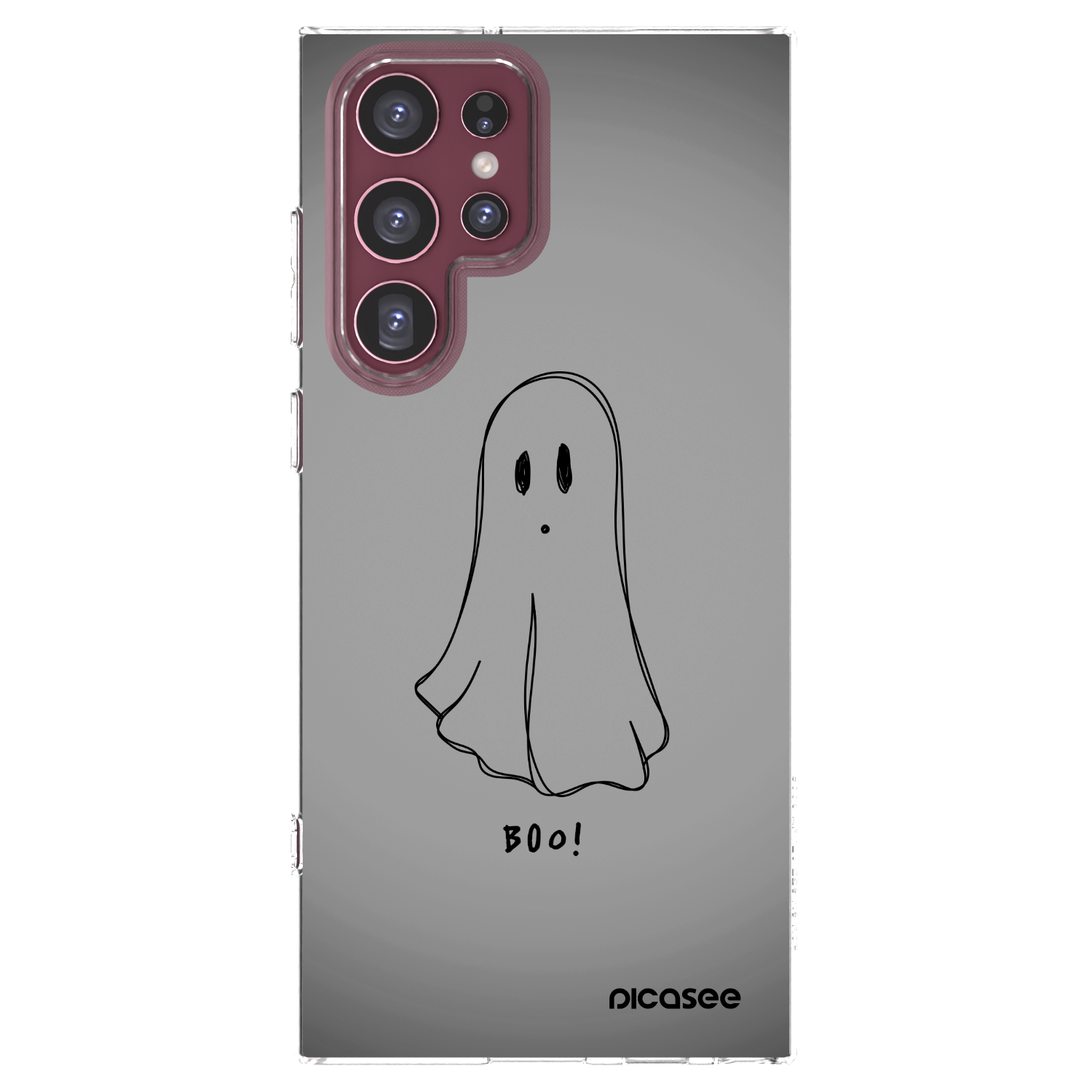 Picasee Samsung Galaxy S22 Ultra 5G Hülle - Transparentes Silikon - Ghost