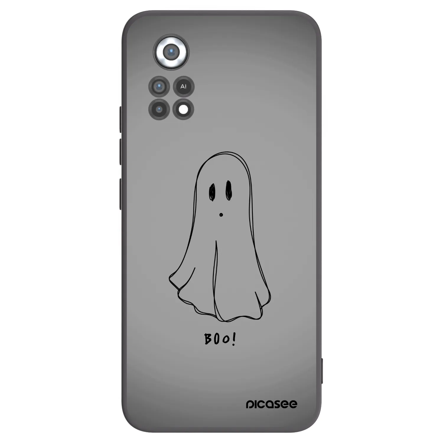 Picasee Xiaomi Poco X4 Pro 5G Hülle - Schwarzes Silikon - Ghost