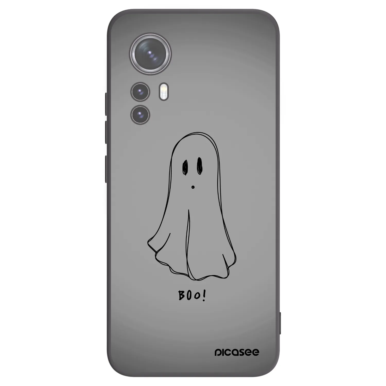 Picasee Xiaomi 12X Hülle - Schwarzes Silikon - Ghost