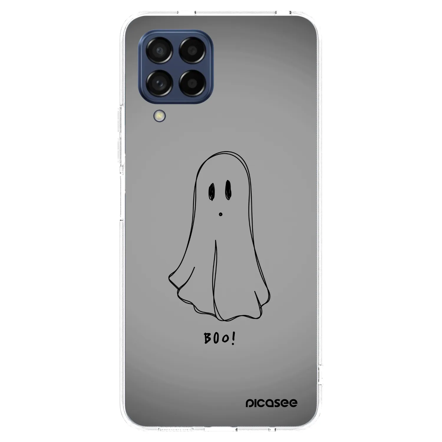 Picasee Samsung Galaxy M53 5G Hülle - Transparentes Silikon - Ghost