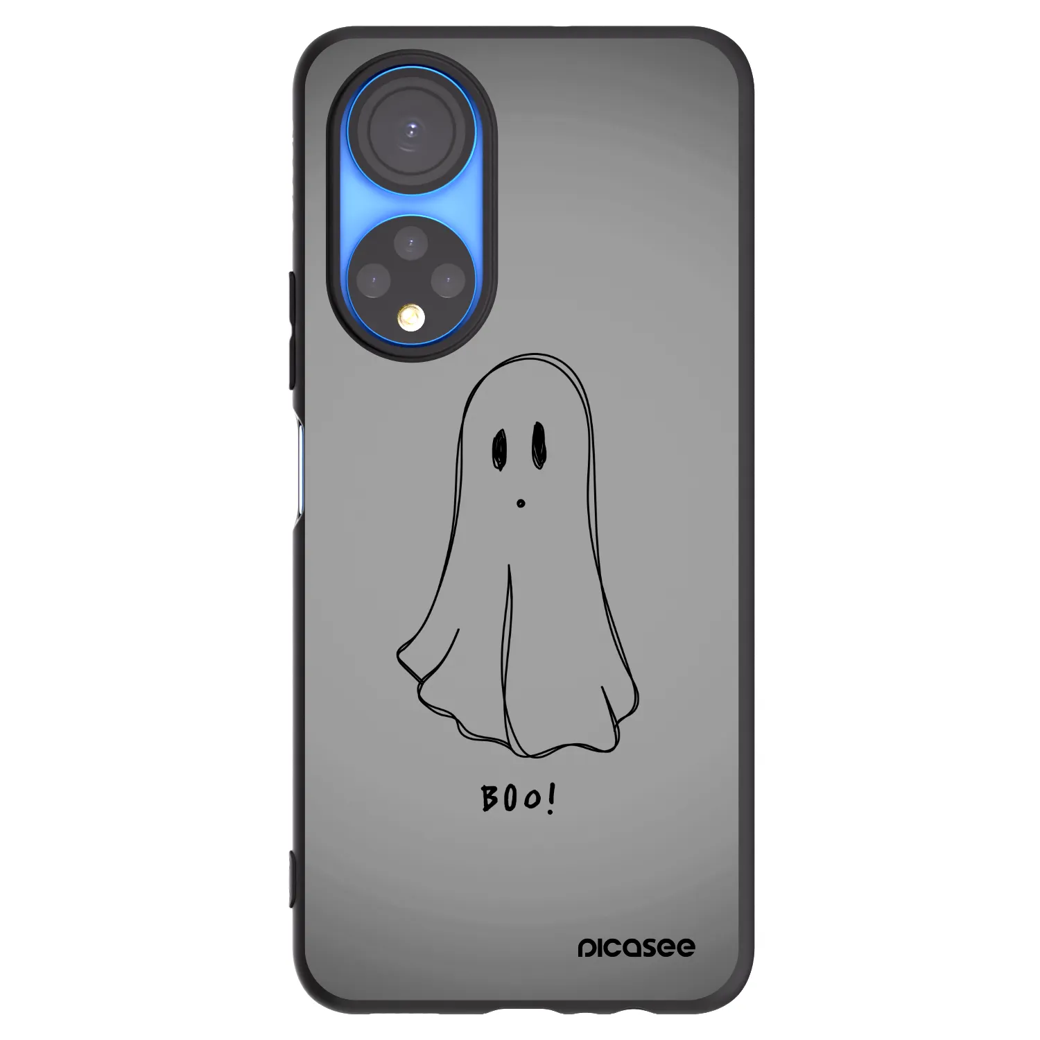 Picasee Honor X7 Hülle - Schwarzes Silikon - Ghost